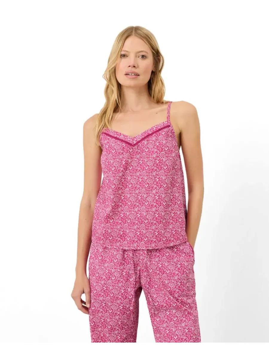 Женский топ для сна из органического хлопка Breezy Sleep Cami Pact — розовый