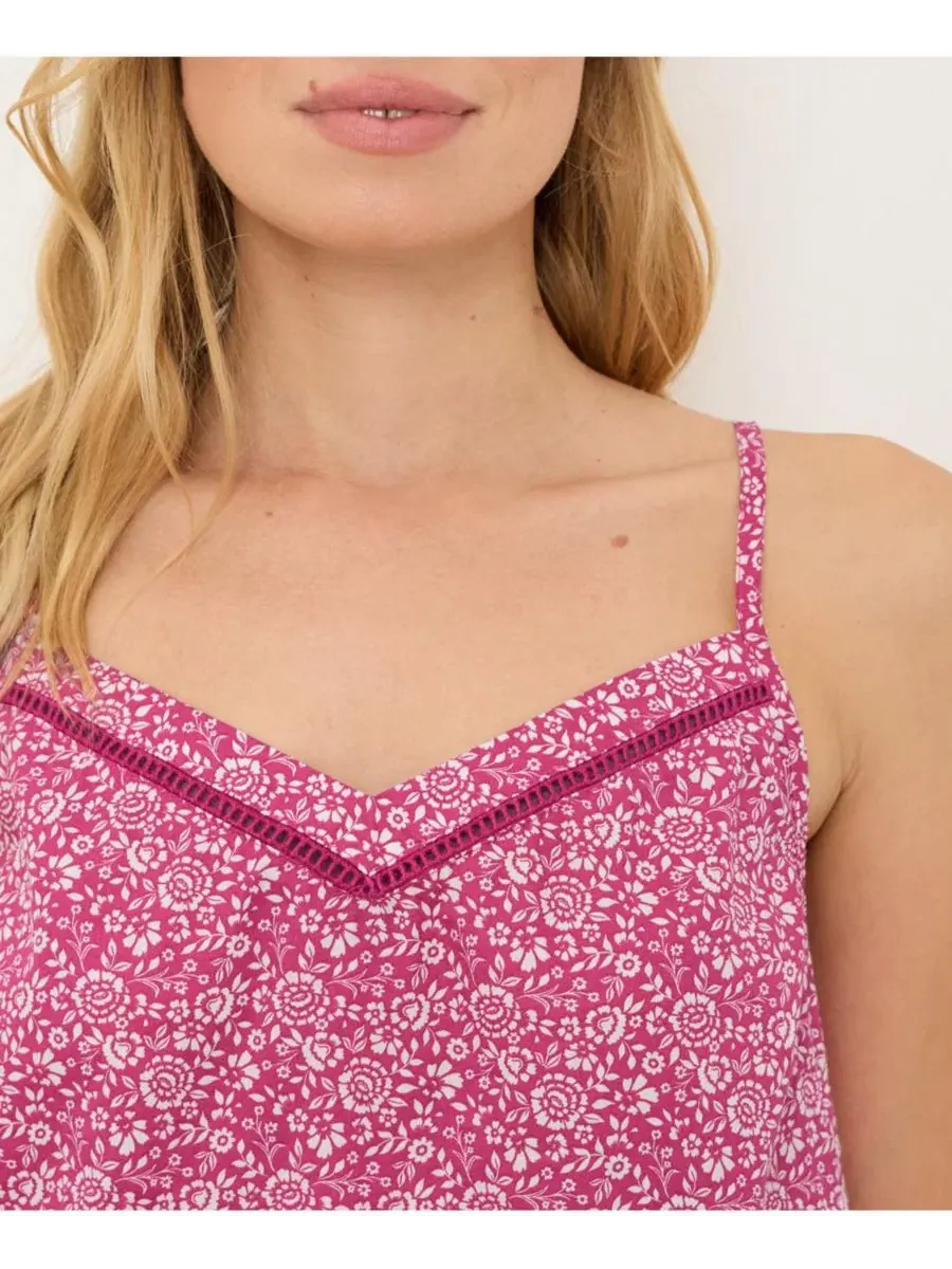 Женский топ для сна из органического хлопка Breezy Sleep Cami Pact — изображение 4 из 5, розовый