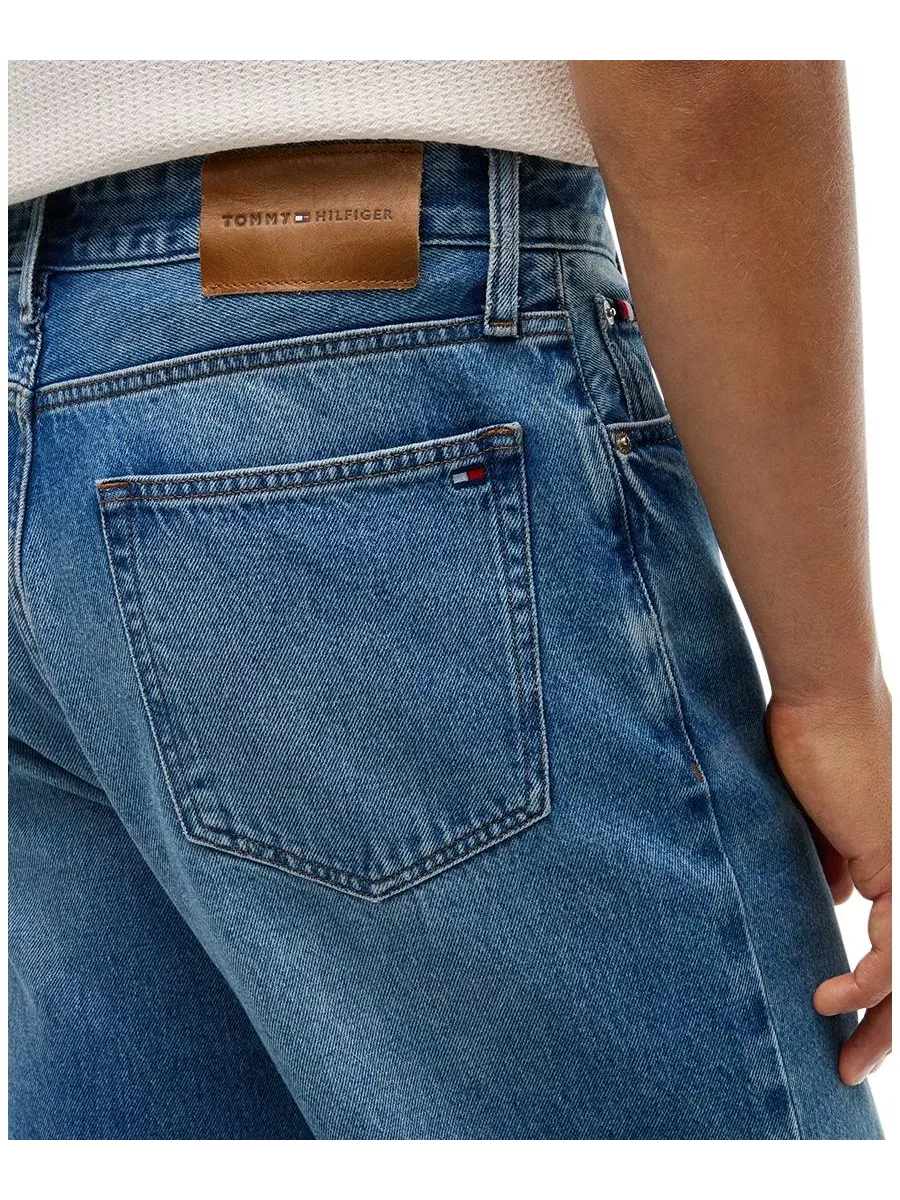Джинсы свободного кроя с принтом Gus Indigo Tommy Hilfiger — изображение 3 из 4, индиго
