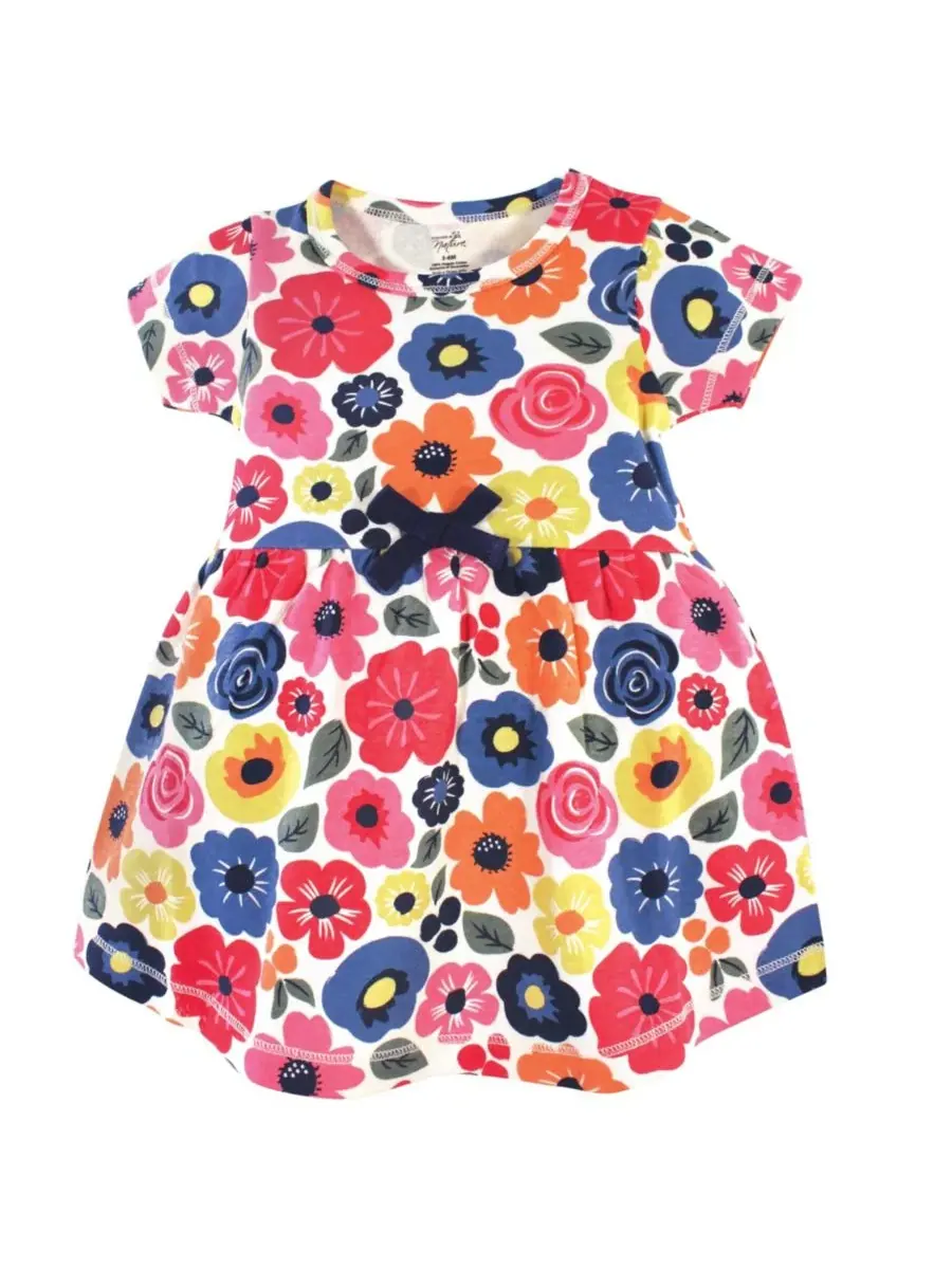 Комплект платьев с кардиганом Natural Cotton Touched by Nature, Bright Flower — изображение 3 из 4