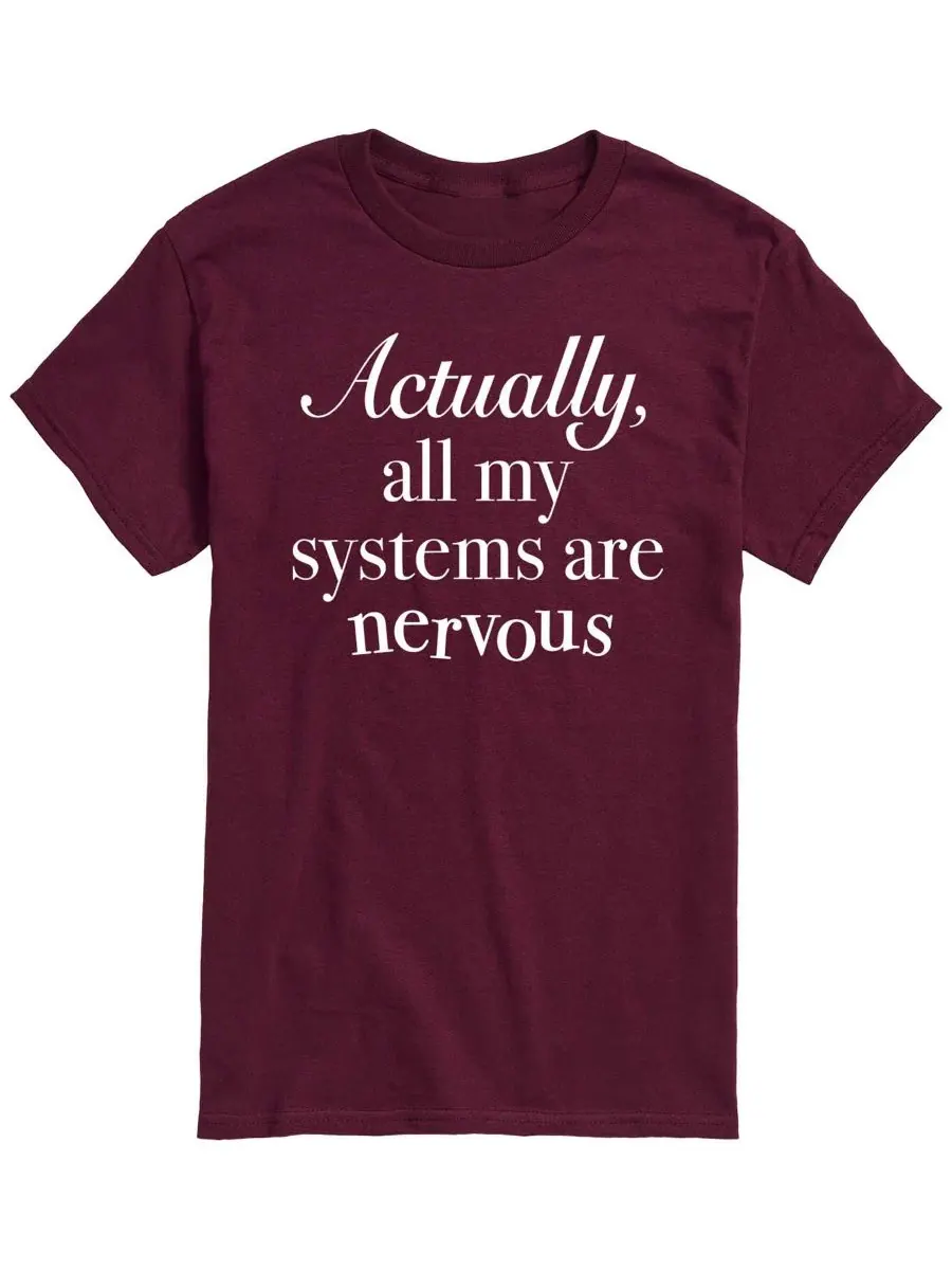 Мужская футболка с коротким рукавом All Systems Nervous AIRWAVES — изображение 1 из 3, коричневый
