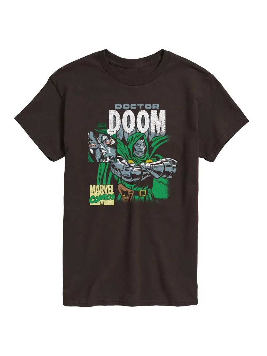 Футболка с коротким рукавом Marvel Comics Dr. Doom AIRWAVES — изображение 1 из 3, коричневый