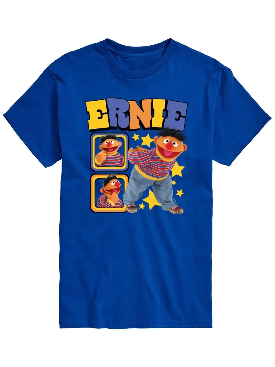 Футболка с коротким рукавом Ernie Photos AIRWAVES — изображение 1 из 3, синий