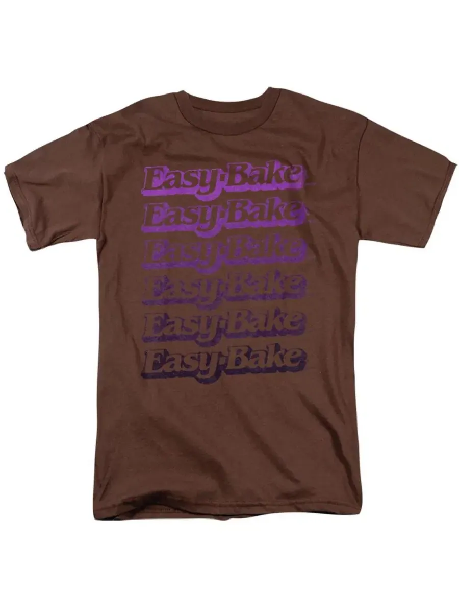 Футболка с принтом Easy Bake Oven Faded Logovision — изображение 1 из 3, коричневый