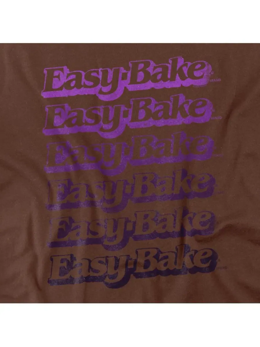 Футболка с принтом Easy Bake Oven Faded Logovision — изображение 2 из 3, коричневый