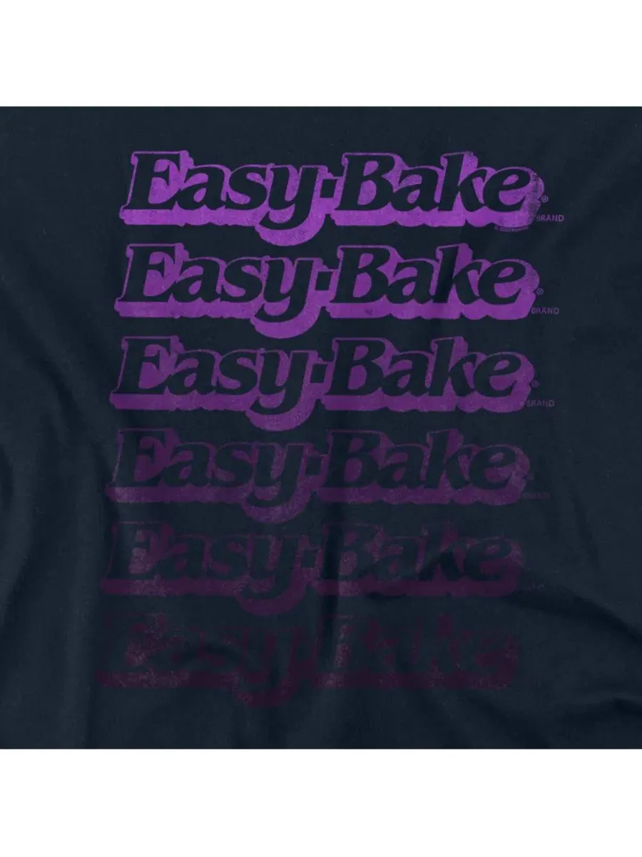 Футболка с принтом Easy Bake Oven Logovision — изображение 2 из 3, темно-синий