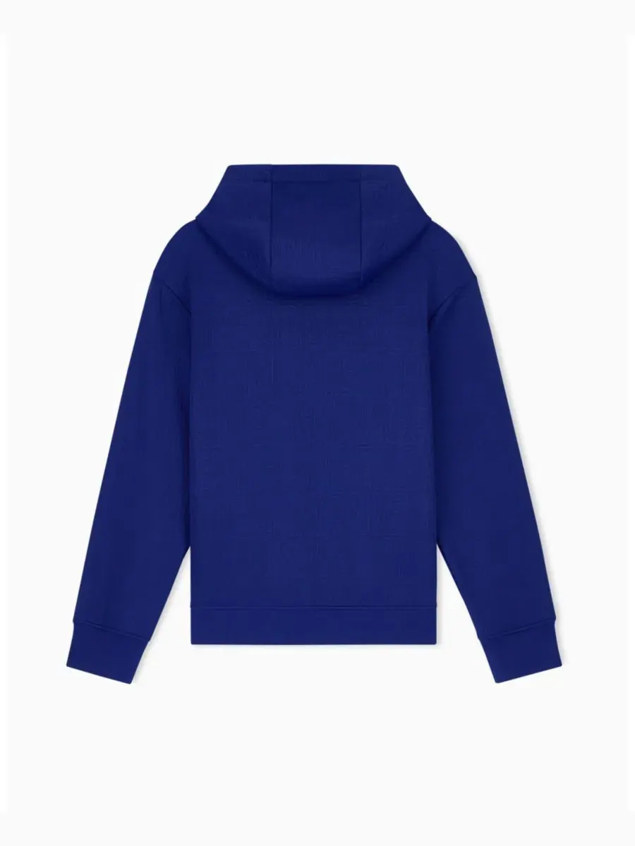 Худи с принтом All Over Logo A|X Armani Exchange — изображение 2 из 3, синий