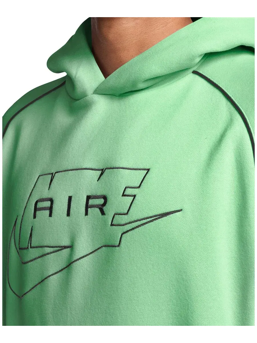 Худи из флиса с капюшоном, свободный крой Nike — изображение 2 из 4, черный
