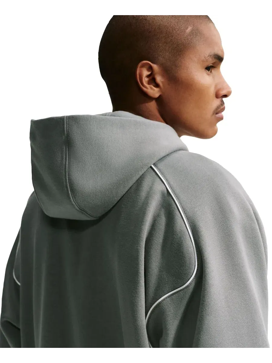 Худи с капюшоном свободного кроя Air Nike — изображение 3 из 4, серый/белый