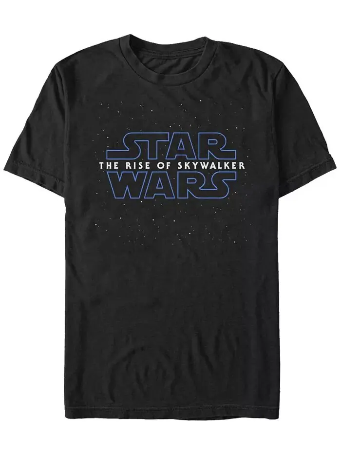Мужская футболка Star Wars Rise of Skywalker Simple Galaxy Fifth Sun — изображение 1 из 1, черный