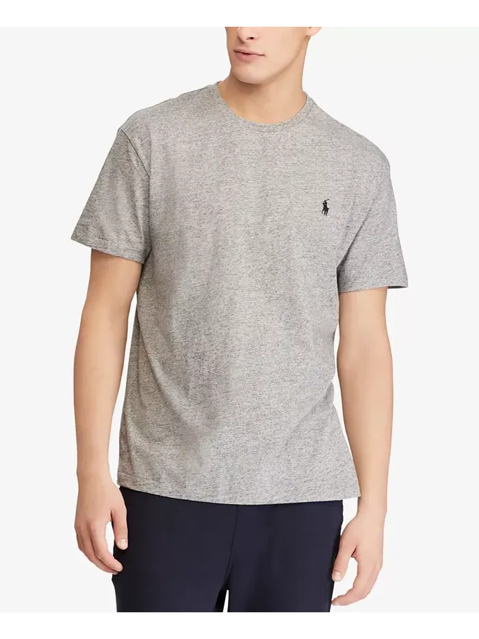 Мужская классическая футболка с круглым вырезом Polo Ralph Lauren — изображение 1 из 3, коричневый