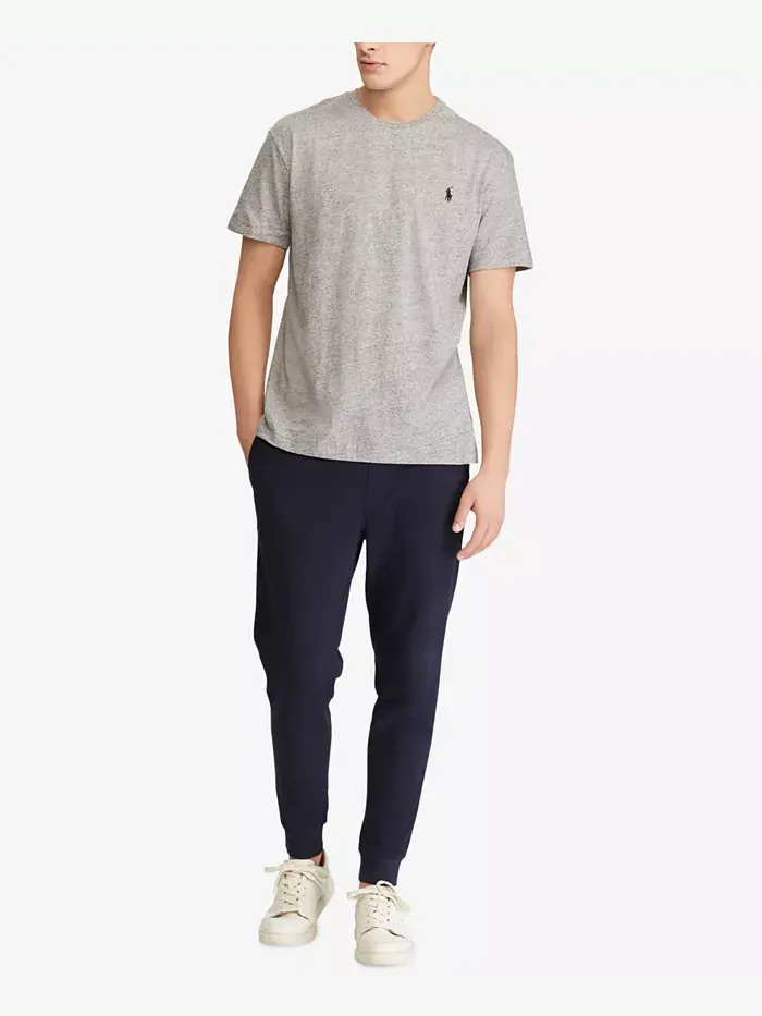 Мужская классическая футболка с круглым вырезом Polo Ralph Lauren — изображение 3 из 3, коричневый