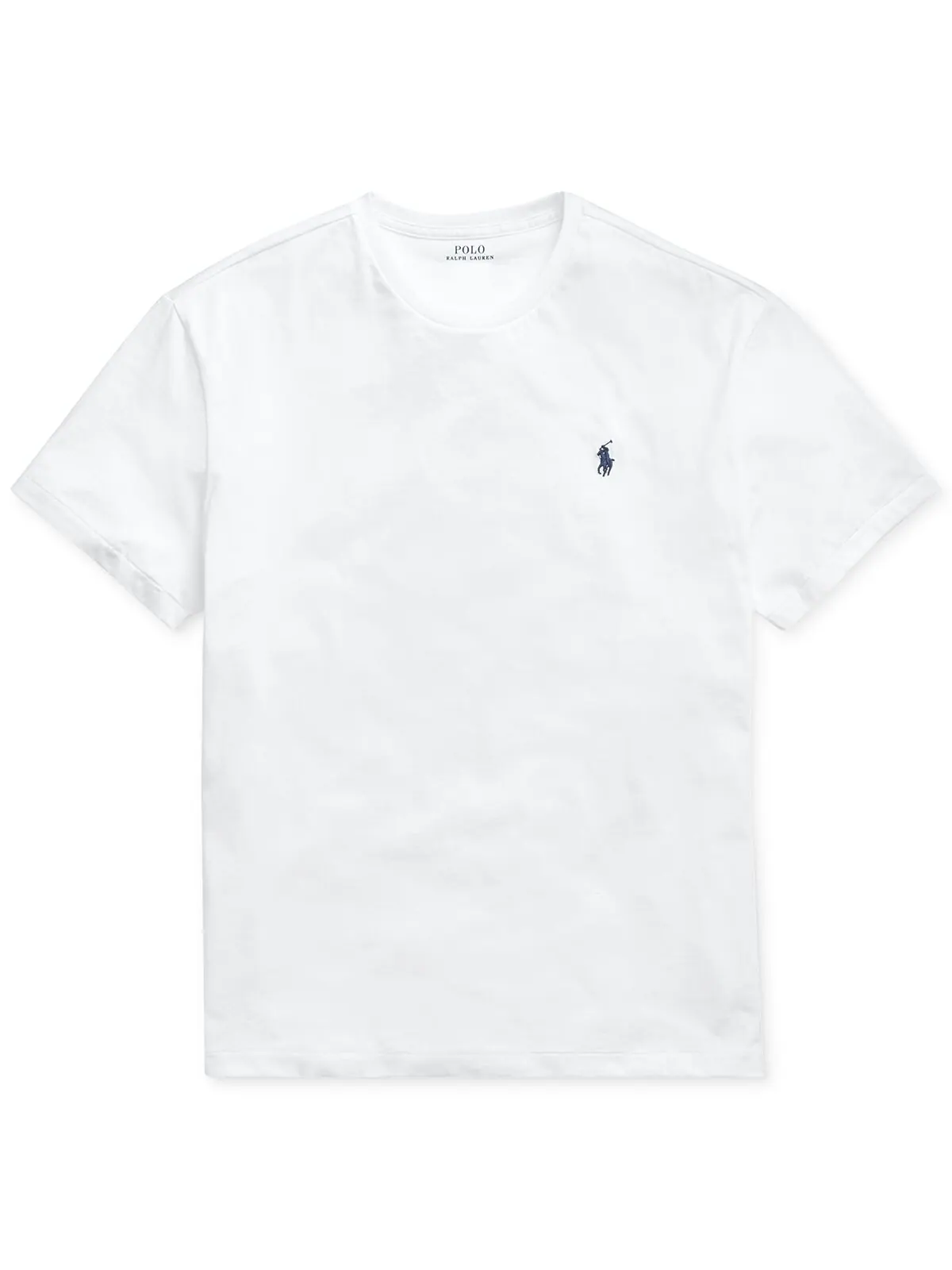 Мужская классическая футболка с круглым вырезом Polo Ralph Lauren — изображение 4 из 4, белый