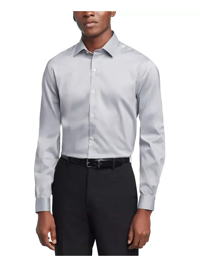 Мужская рубашка с воротником Flex Collar Slim Fit Van Heusen