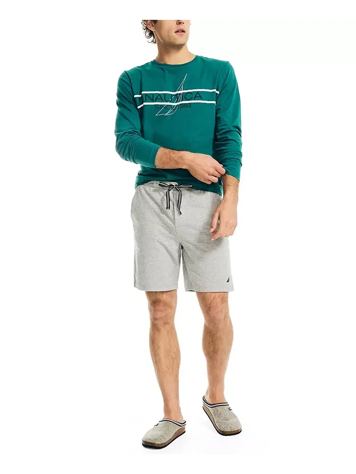 Трикотажные пижамные шорты Nautica — изображение 1 из 7, серый