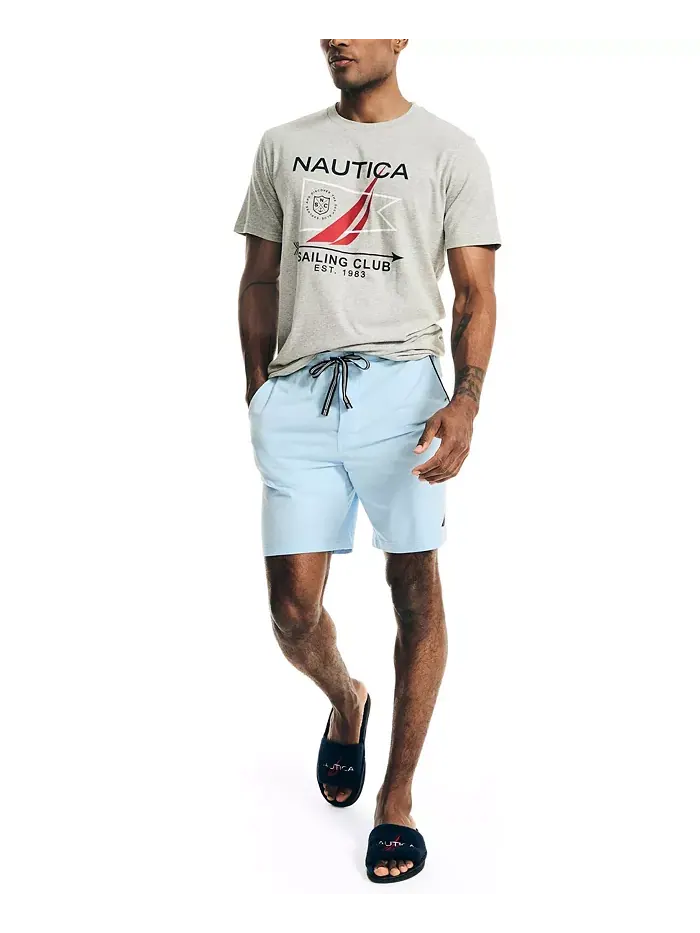 Трикотажные пижамные шорты Nautica — изображение 1 из 7, синий