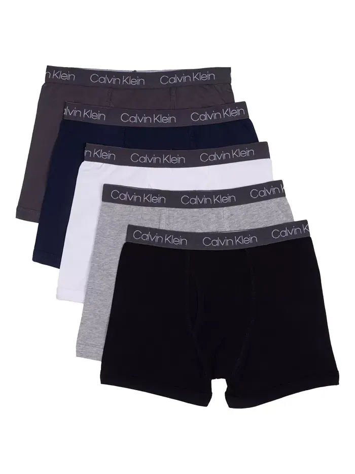 Боксеры Big Boys Stretch, 5 штук в упаковке Calvin Klein