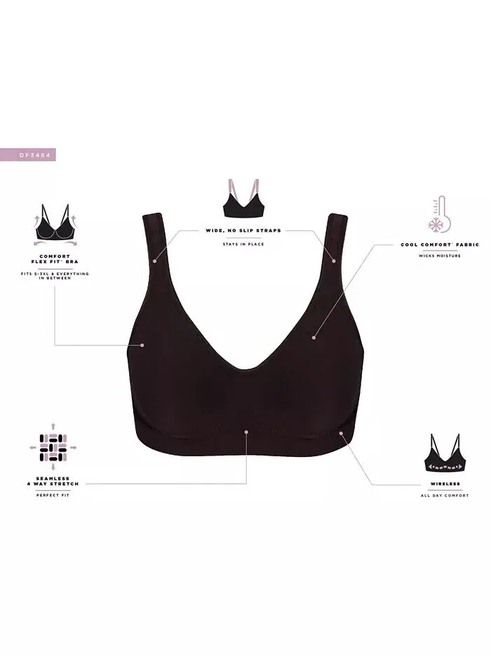 Comfort Revolution ComfortБюстгальтер без бретелей Flex Fit из двух слоев 3484 Bali — изображение 6 из 6, белый