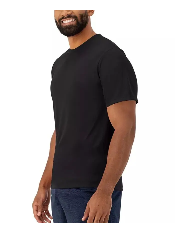 Мужская футболка Sport Cool DRI Performance, 2 шт Hanes — изображение 5 из 5, черный