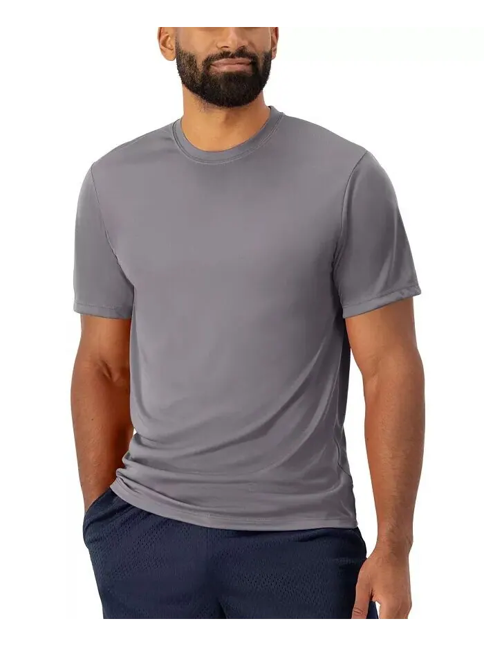 Мужская футболка Sport Cool DRI Performance, 2 шт Hanes — изображение 3 из 5, серый