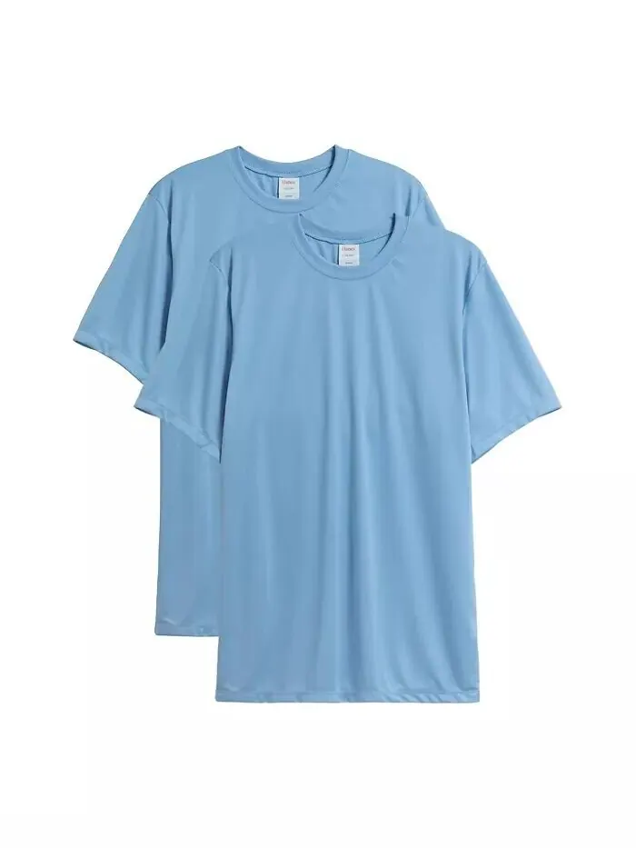 Мужская футболка Sport Cool DRI Performance, 2 шт Hanes — изображение 4 из 10, синий