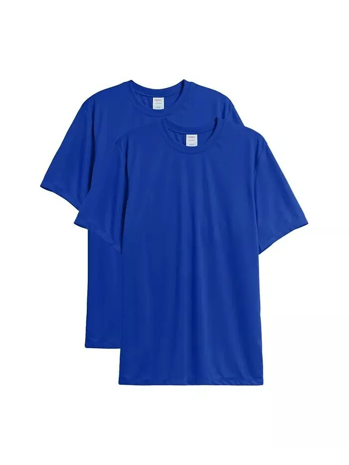 Мужская футболка Sport Cool DRI Performance, 2 шт Hanes — изображение 10 из 10, синий