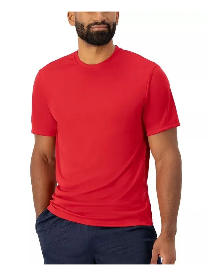 Мужская футболка Sport Cool DRI Performance, 2 шт Hanes — изображение 3 из 5, красный