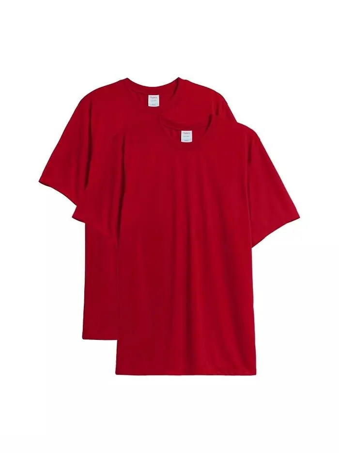 Мужская футболка Sport Cool DRI Performance, 2 шт Hanes — изображение 4 из 5, красный