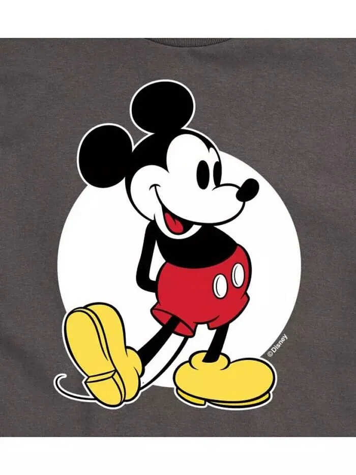 Классическая мужская футболка с коротким рукавом Hybrid Apparel Mickey AIRWAVES — изображение 3 из 12, темно-серый