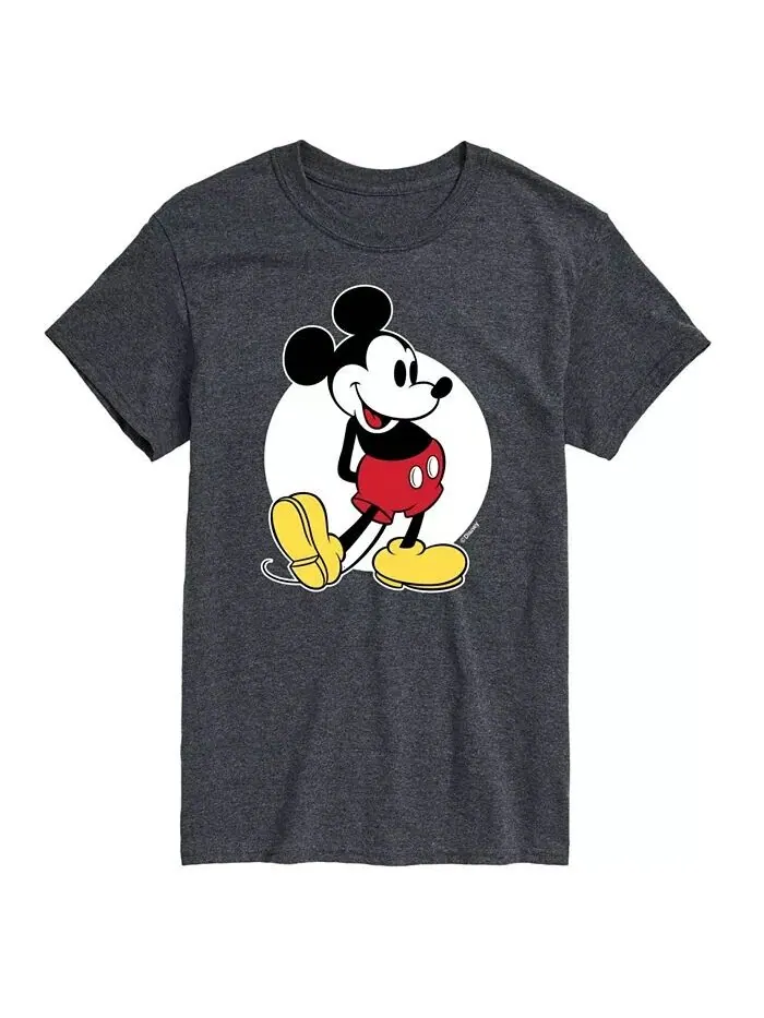 Классическая мужская футболка с коротким рукавом Hybrid Apparel Mickey AIRWAVES — изображение 9 из 12, темно-серый