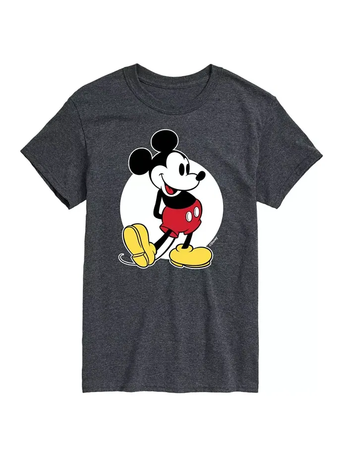 Футболка мужская с коротким рукавом Hybrid Apparel Classic Mickey AIRWAVES — изображение 1 из 11, серый
