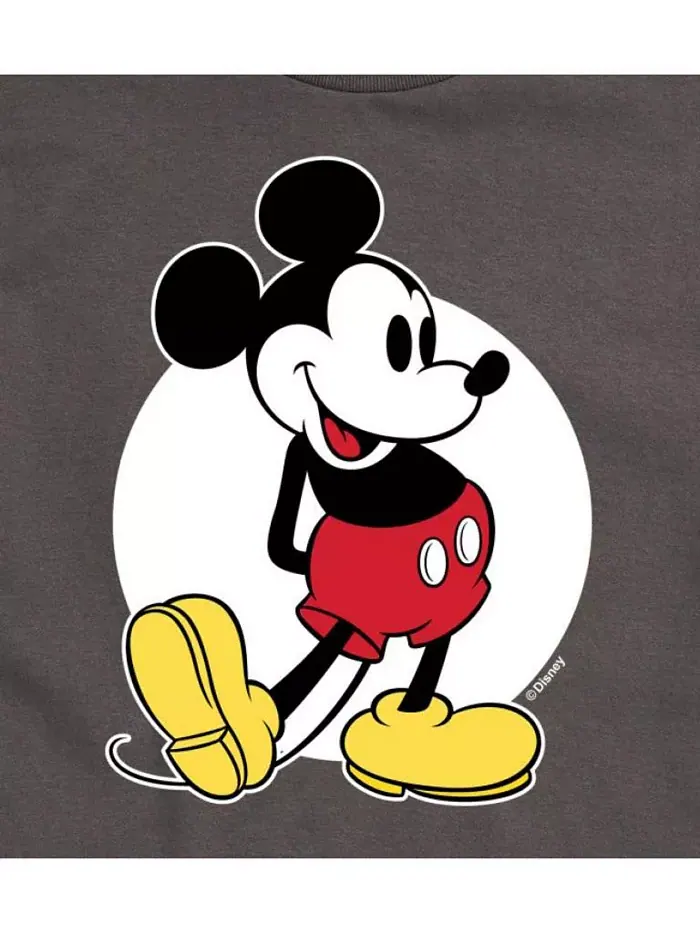 Футболка мужская с коротким рукавом Hybrid Apparel Classic Mickey AIRWAVES — изображение 5 из 11, серый