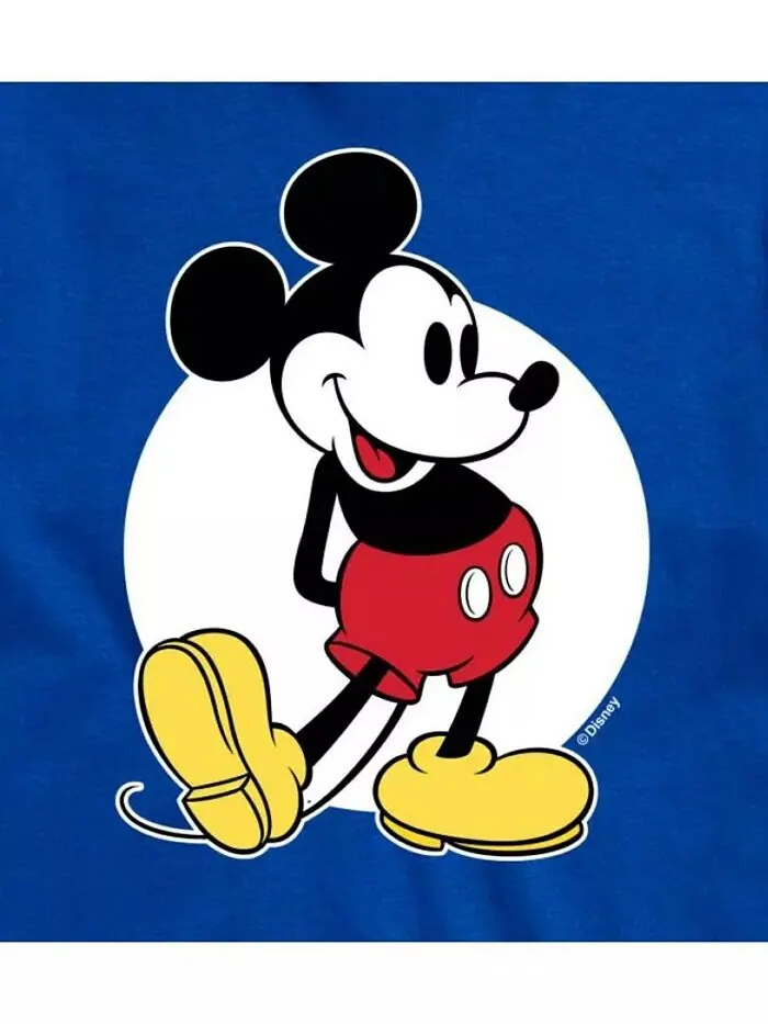 Классическая мужская футболка с коротким рукавом Hybrid Apparel Mickey AIRWAVES — изображение 3 из 11, синий