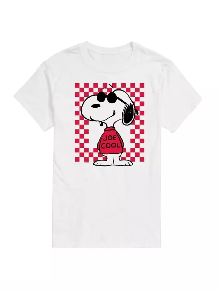 Мужская футболка с короткими рукавами Hybrid Apparel Peanuts Joe Cool AIRWAVES — изображение 1 из 3, белый
