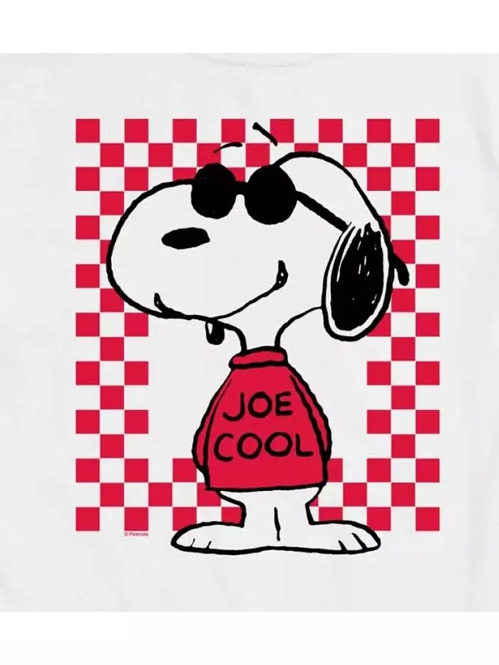 Мужская футболка с короткими рукавами Hybrid Apparel Peanuts Joe Cool AIRWAVES — изображение 3 из 3, белый