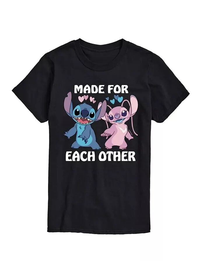 Мужская футболка с коротким рукавом Lilo and Stitch AIRWAVES — изображение 1 из 3, черный