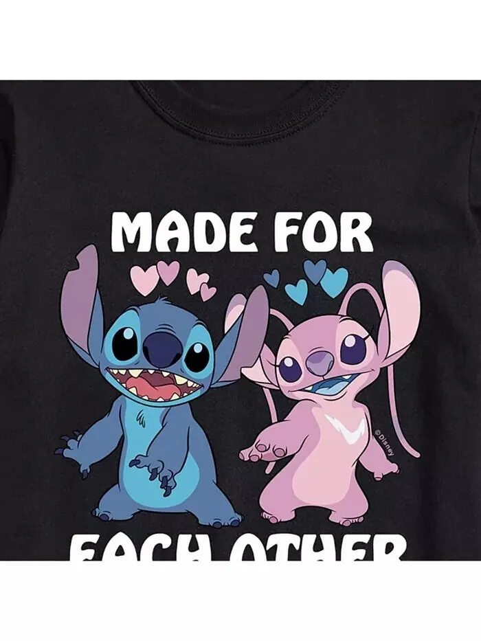 Мужская футболка с коротким рукавом Lilo and Stitch AIRWAVES — изображение 3 из 3, черный