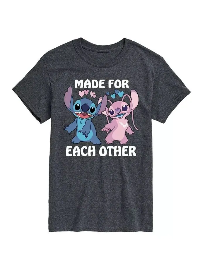 Мужская футболка с коротким рукавом Lilo and Stitch AIRWAVES — изображение 1 из 3, серый
