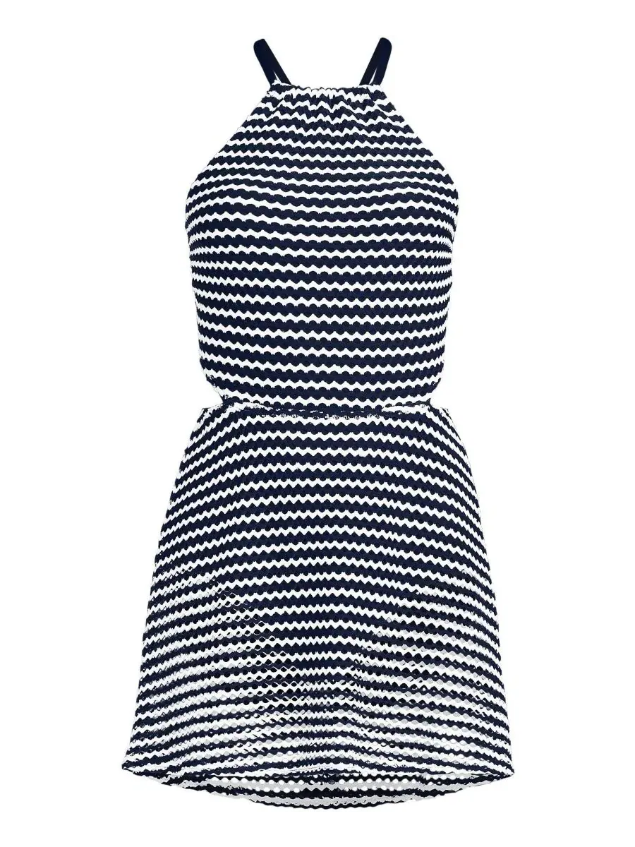 Женское платье для плавания из кружева Monokini Swim Dress Lands' End — изображение 4 из 4