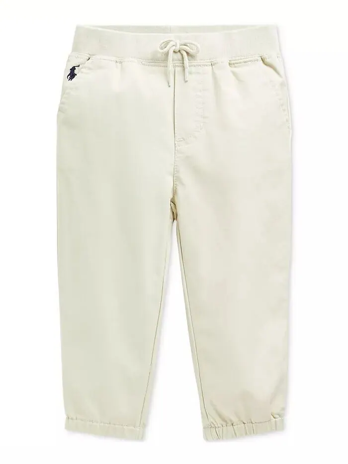 Брюки-джоггеры для маленьких мальчиков Polo Ralph Lauren — изображение 1 из 4, песочный