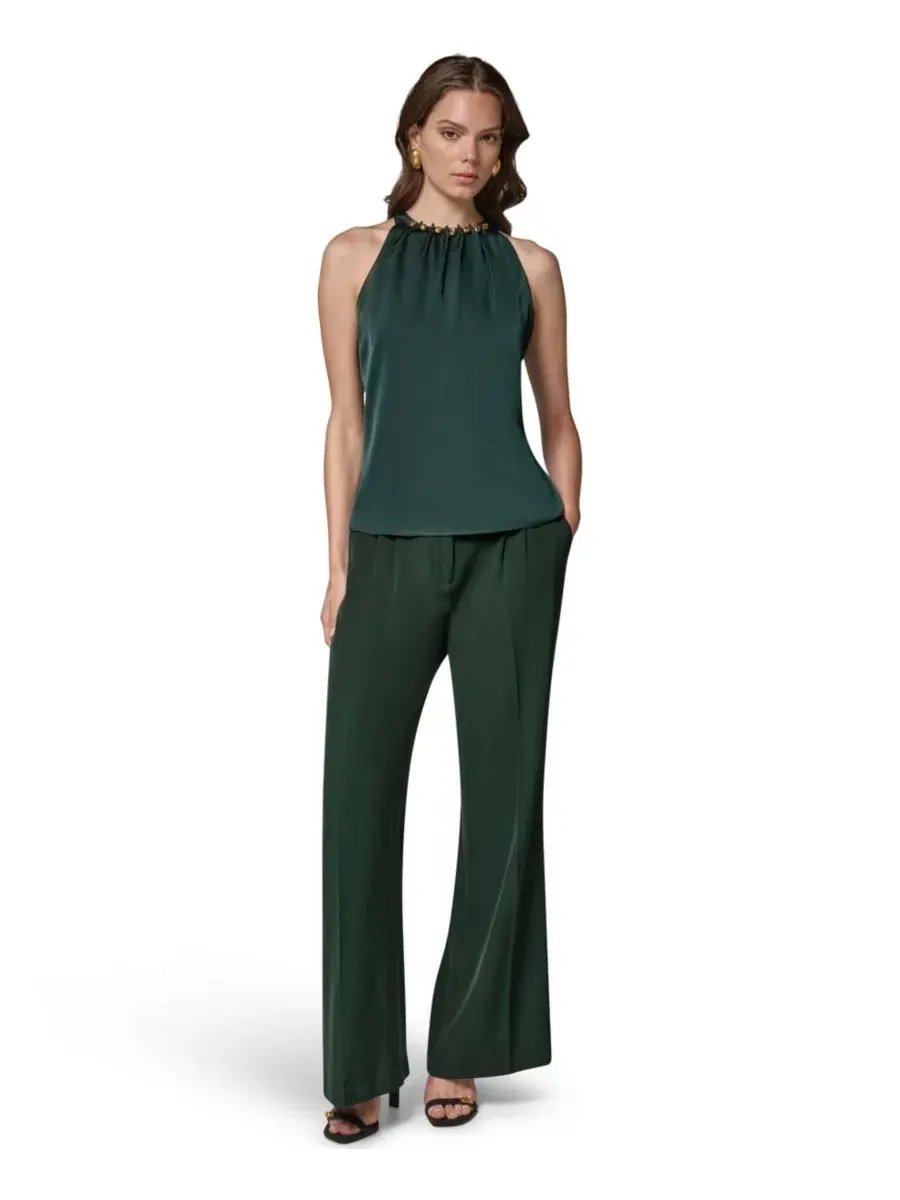 Топ без рукавов Donna Karan New York — изображение 2 из 8, черный