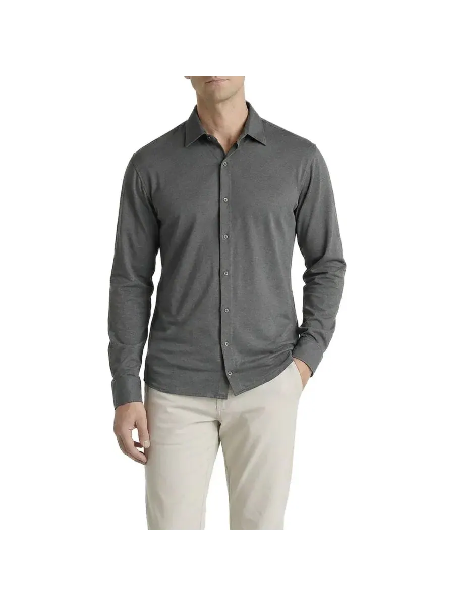 Мужская рубашка с длинным рукавом Melange Seamless Long Sleeve Shirt Level 7