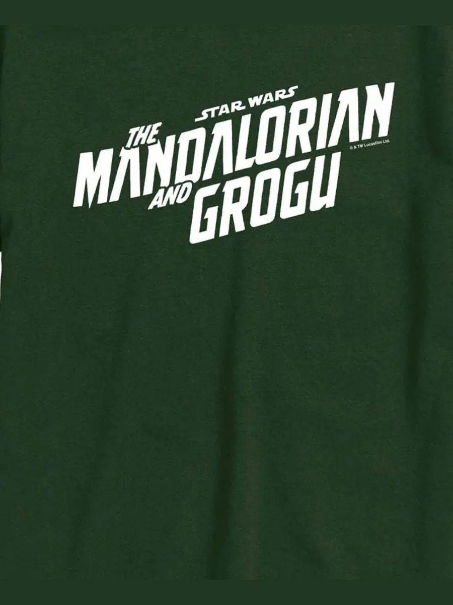 Футболка мужская с принтом The Mandalorian & Grogu Movie AIRWAVES — изображение 3 из 3, зеленый