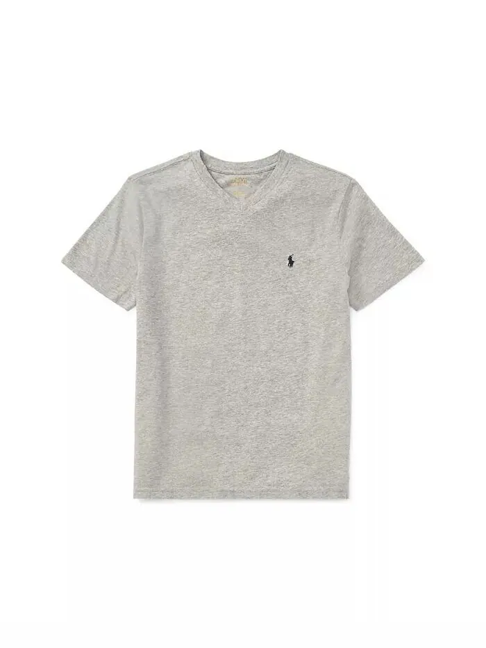 Футболка из хлопкового джерси с v-образным вырезом для Big Boys Polo Ralph Lauren