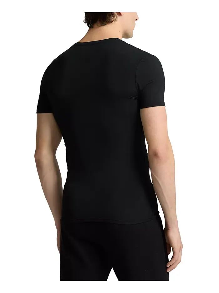Мужские футболки с V-образным вырезом Perfect Flex, 2 шт Polo Ralph Lauren — изображение 3 из 3, черный
