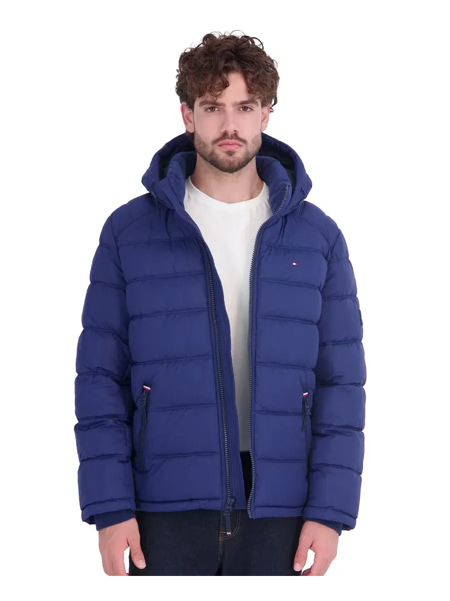 Стеганая куртка-пуховик с капюшоном Tommy Hilfiger