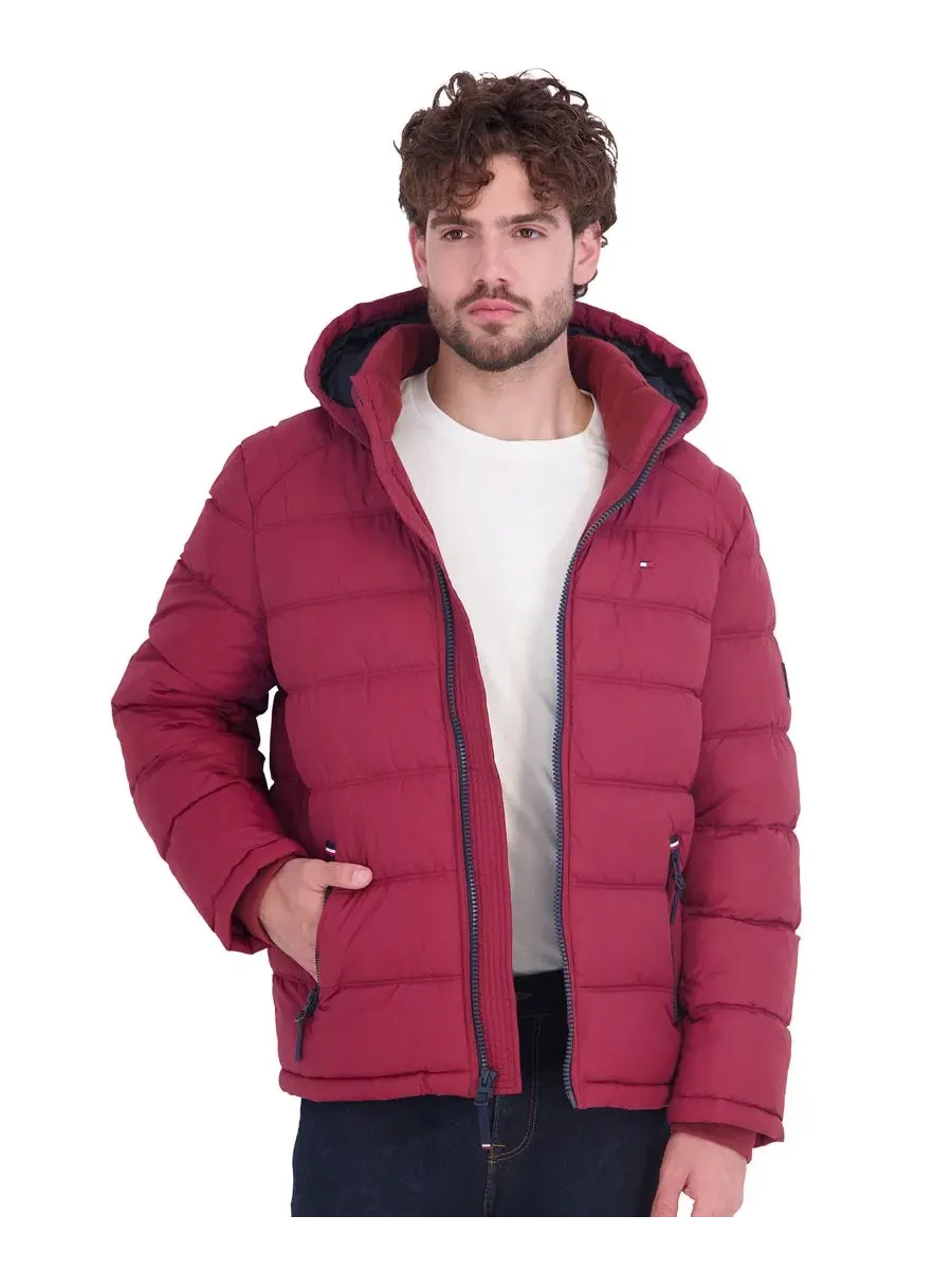 Мужская куртка-пуховик с капюшоном, стеганая Tommy Hilfiger
