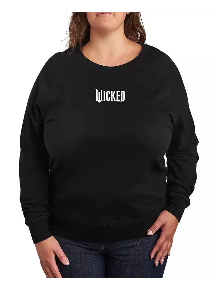 Футболка-пуловер с графическим логотипом Wicked White размера Plus Hybrid Apparel — изображение 1 из 3, черный