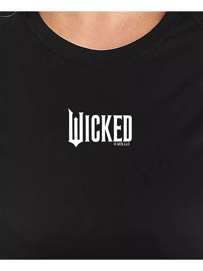 Футболка-пуловер с графическим логотипом Wicked White размера Plus Hybrid Apparel — изображение 3 из 3, черный