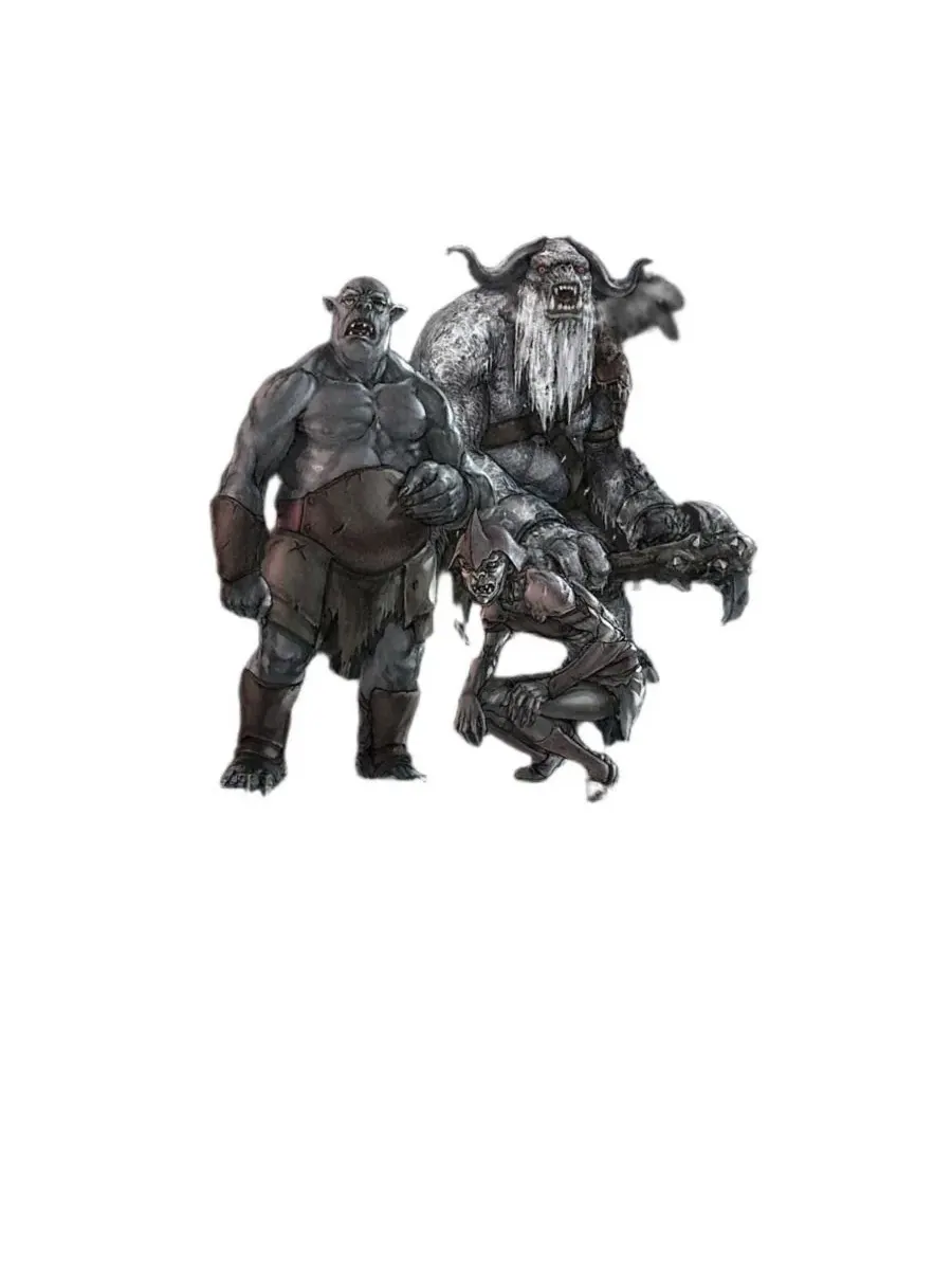 Футболка с принтом War Of The Rohirrim Evil Trolls Band Lord Of The Rings — изображение 2 из 3, черный